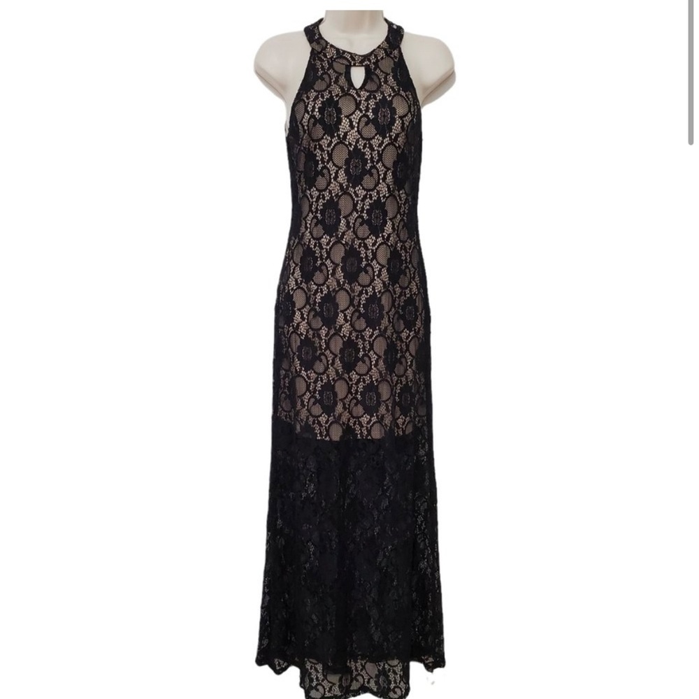 Black Floral Maxi Dress